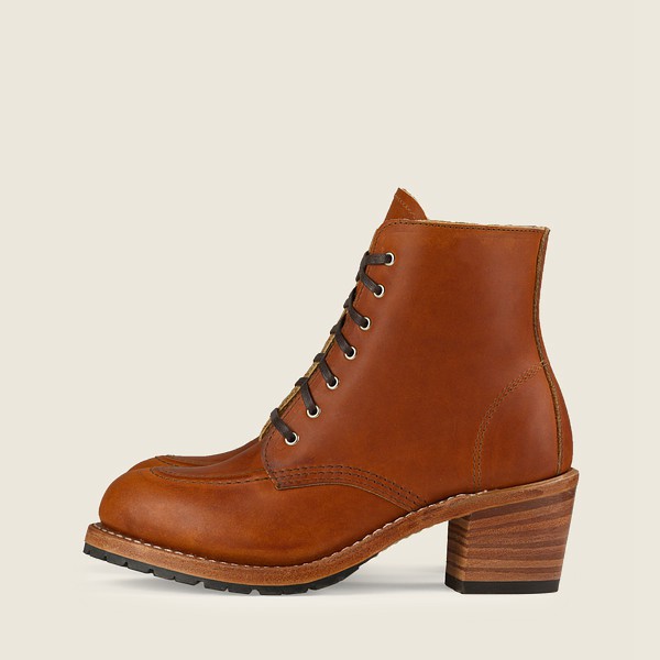 Red Wing Heritage Bot Bayan - Clara - Heeled Legacy Deri - Kahverengi - 36WLYSKDA